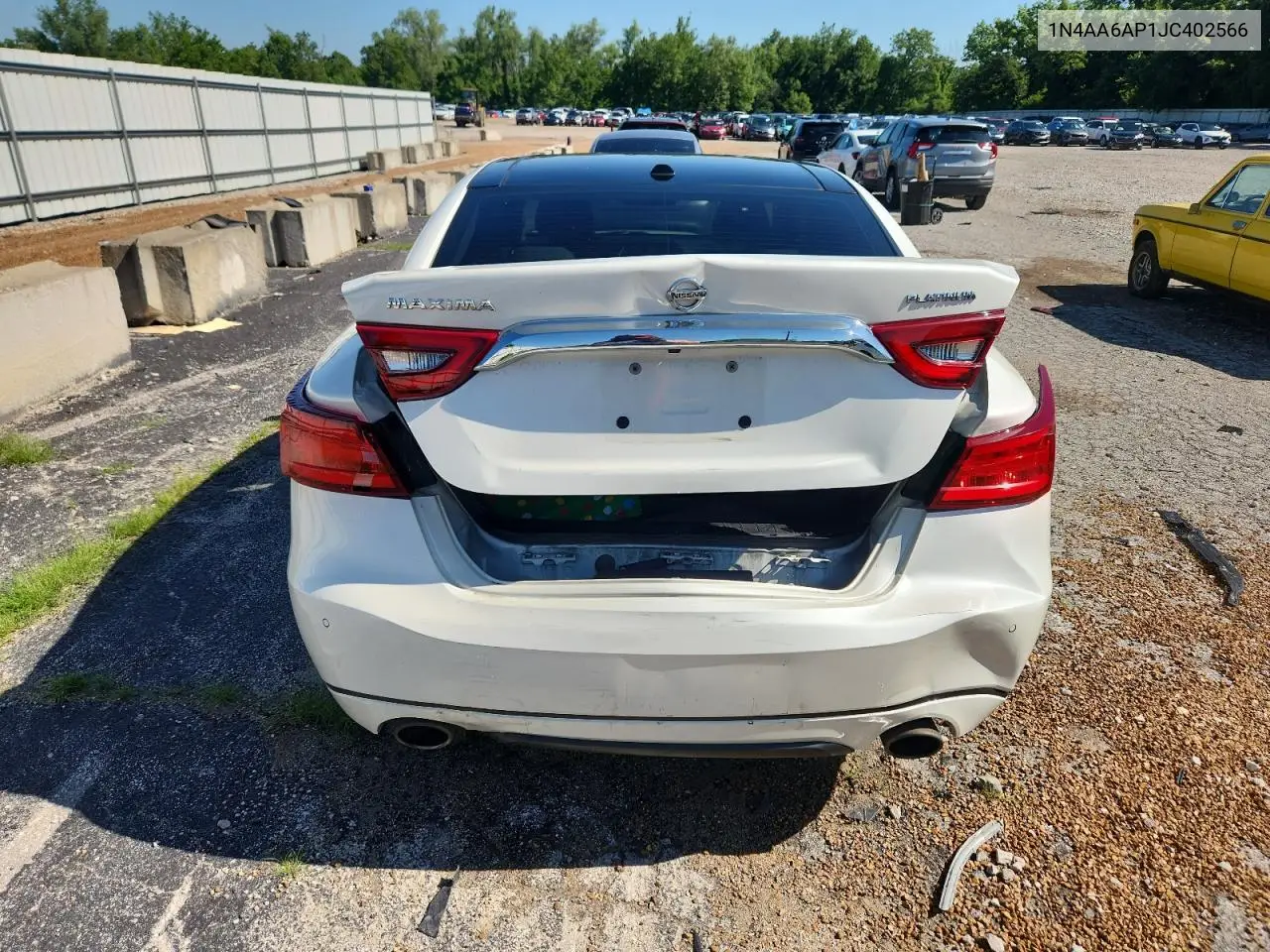 2018 Nissan Maxima 3.5S VIN: 1N4AA6AP1JC402566 Lot: 63227705