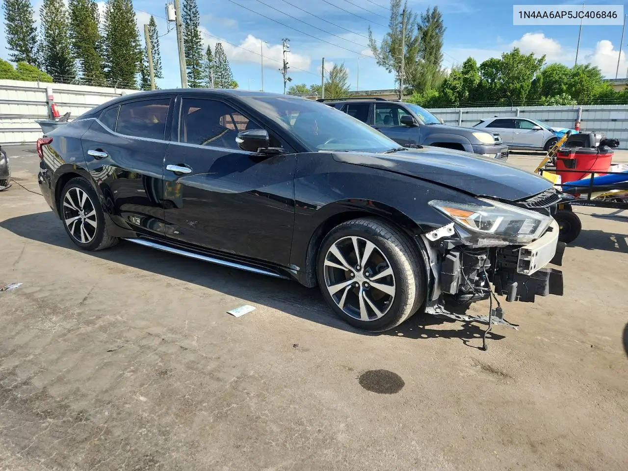 2018 Nissan Maxima 3.5S VIN: 1N4AA6AP5JC406846 Lot: 63587085