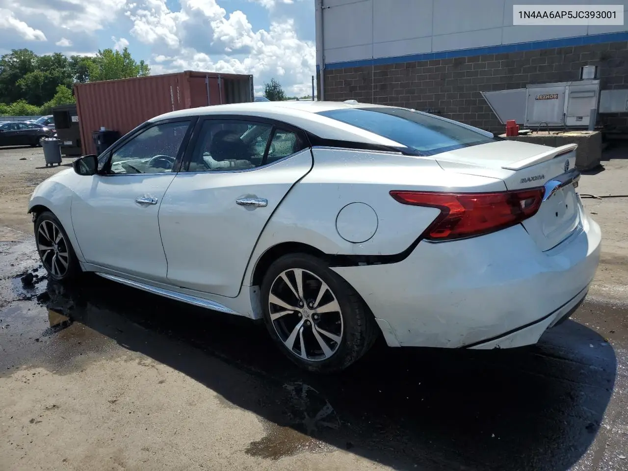 2018 Nissan Maxima 3.5S VIN: 1N4AA6AP5JC393001 Lot: 63830555