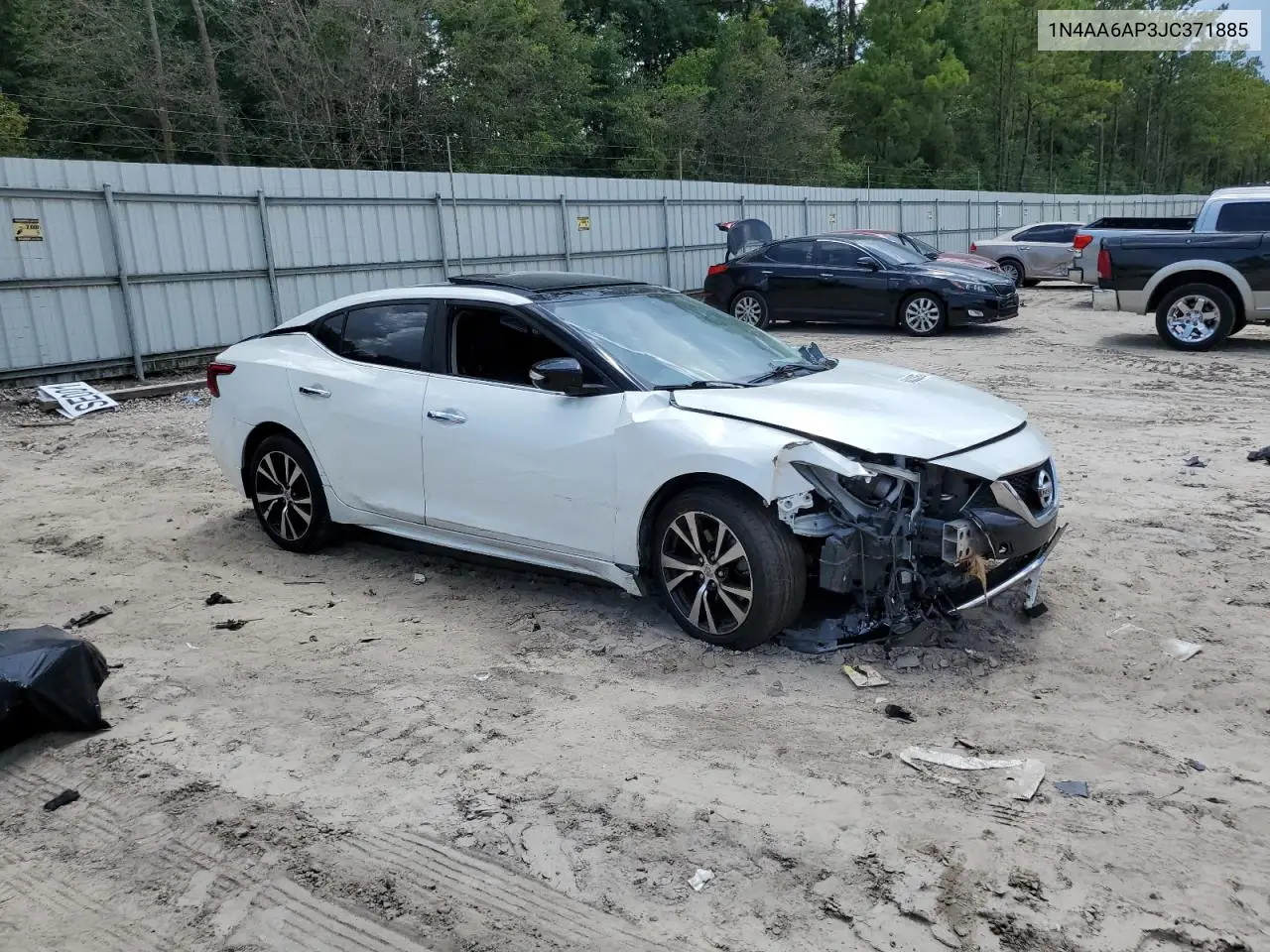 2018 Nissan Maxima 3.5S VIN: 1N4AA6AP3JC371885 Lot: 64836395
