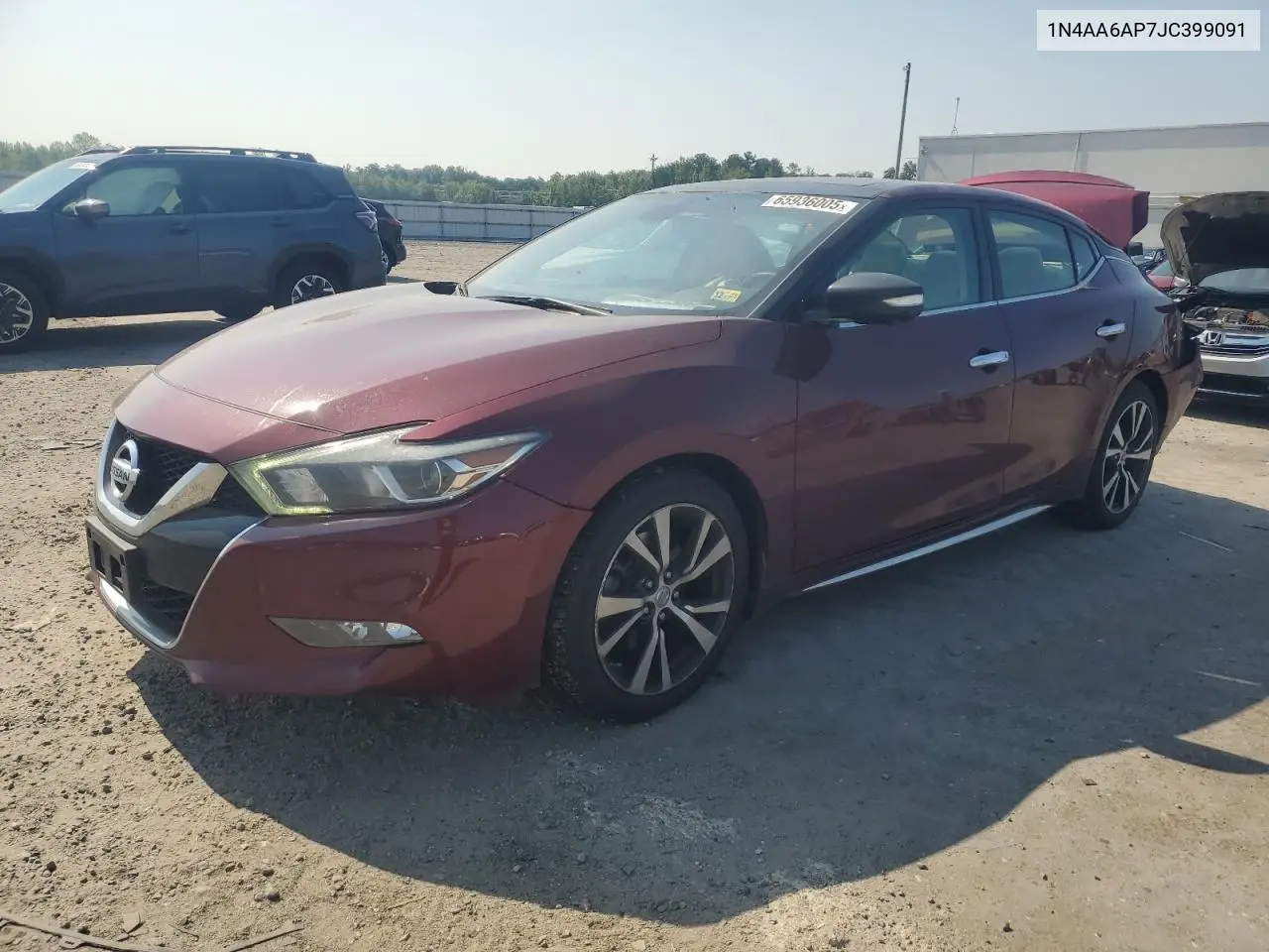2018 Nissan Maxima 3.5S VIN: 1N4AA6AP7JC399091 Lot: 65936005