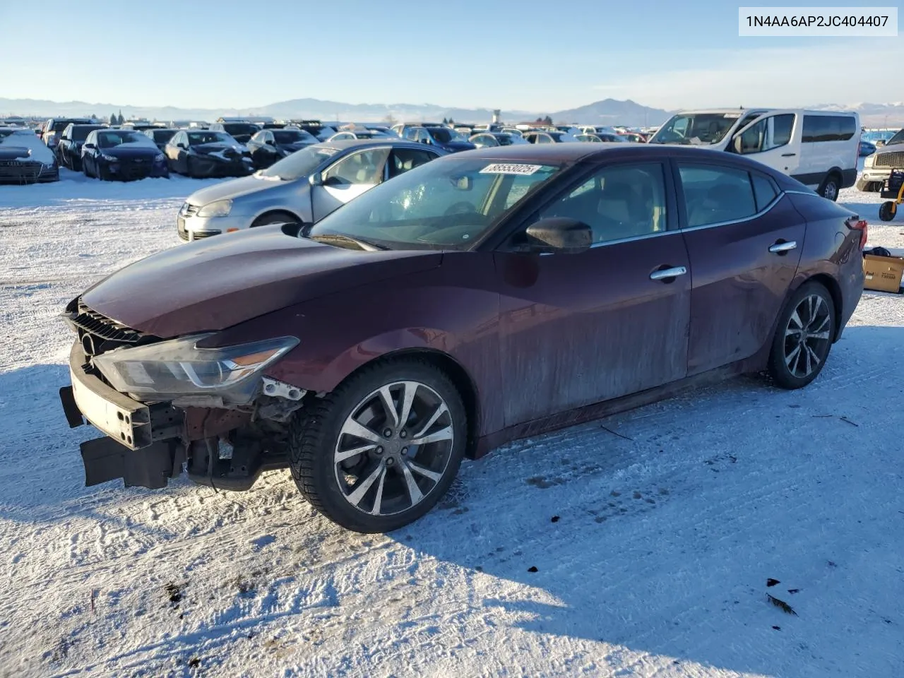 2018 Nissan Maxima 3.5S VIN: 1N4AA6AP2JC404407 Lot: 88553025