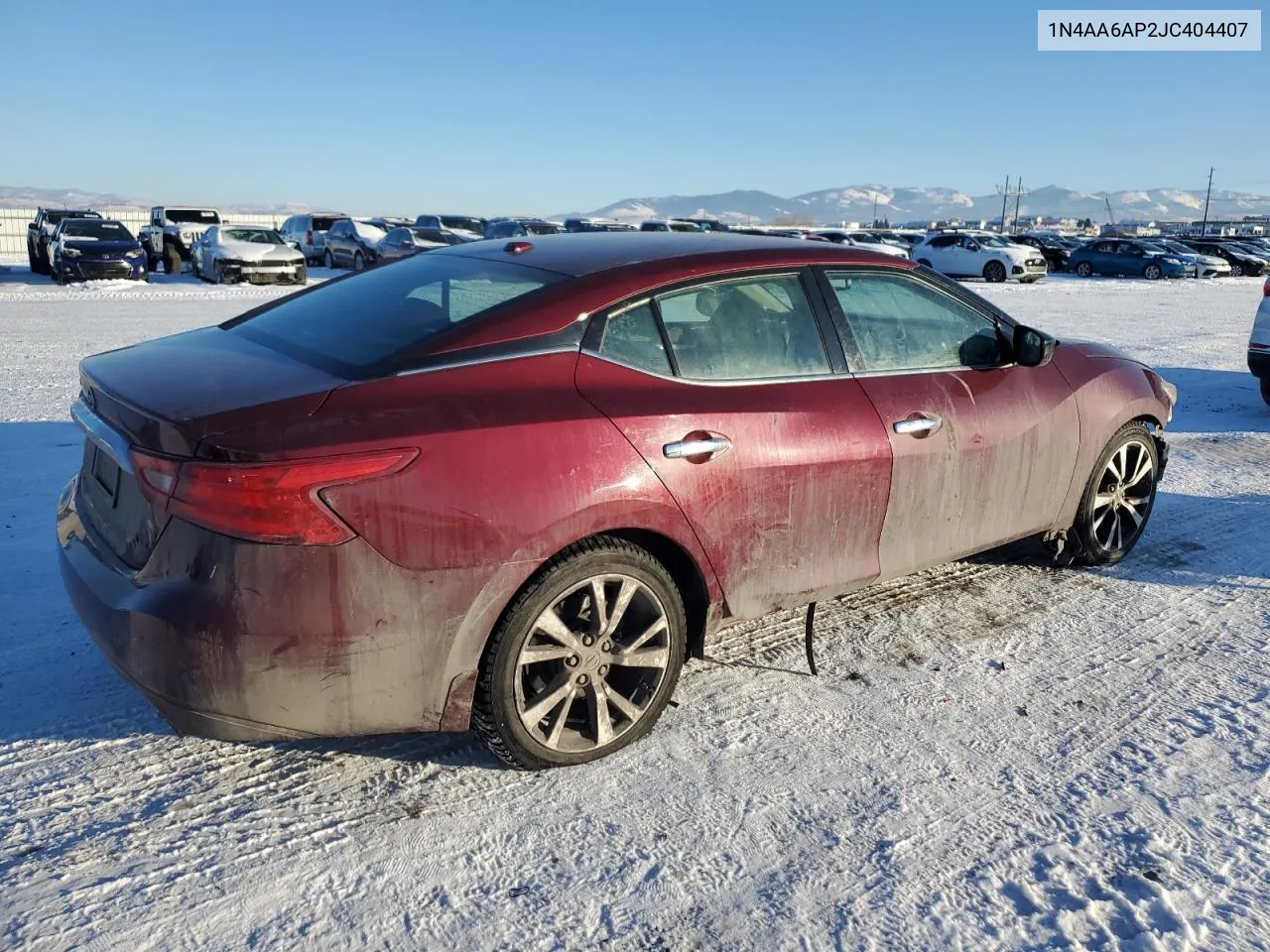 2018 Nissan Maxima 3.5S VIN: 1N4AA6AP2JC404407 Lot: 88553025