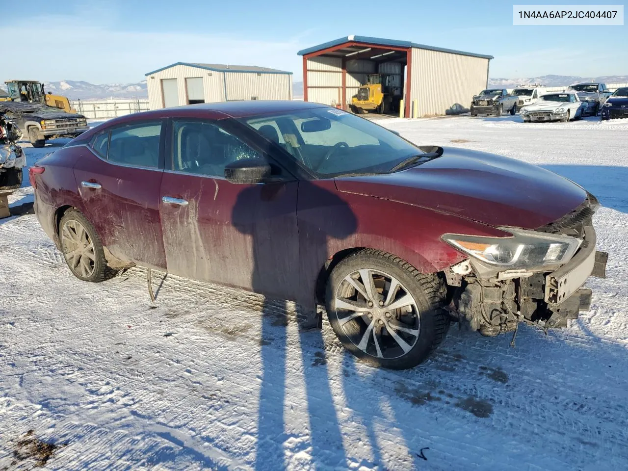 2018 Nissan Maxima 3.5S VIN: 1N4AA6AP2JC404407 Lot: 88553025
