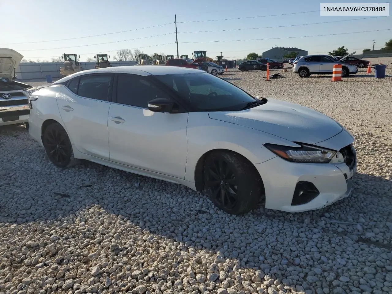 2019 Nissan Maxima S VIN: 1N4AA6AV6KC378488 Lot: 51565975