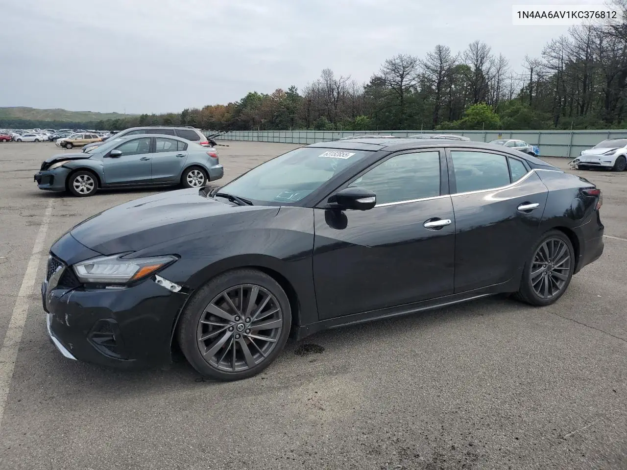 2019 Nissan Maxima S VIN: 1N4AA6AV1KC376812 Lot: 63152855