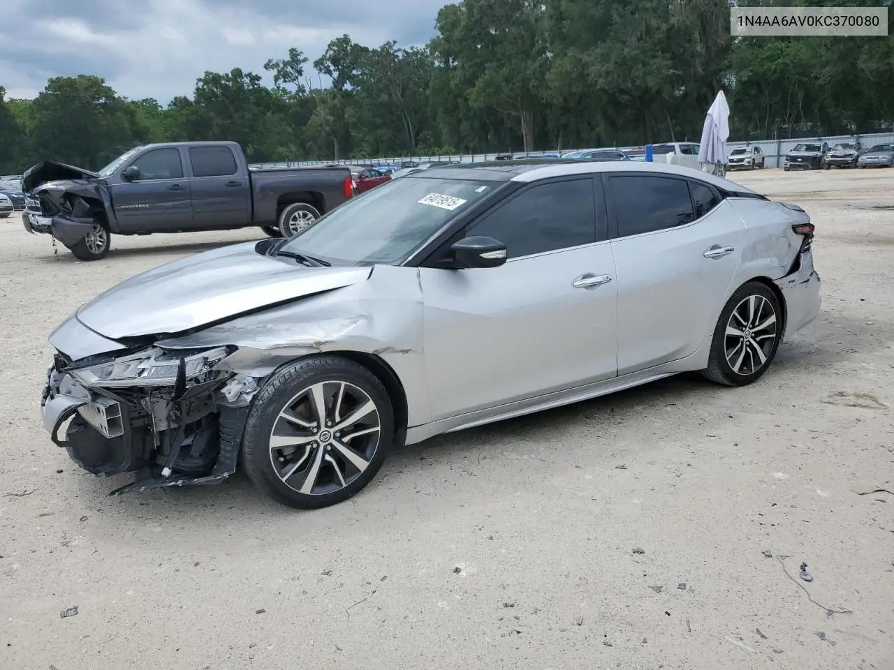 2019 Nissan Maxima S VIN: 1N4AA6AV0KC370080 Lot: 64019515