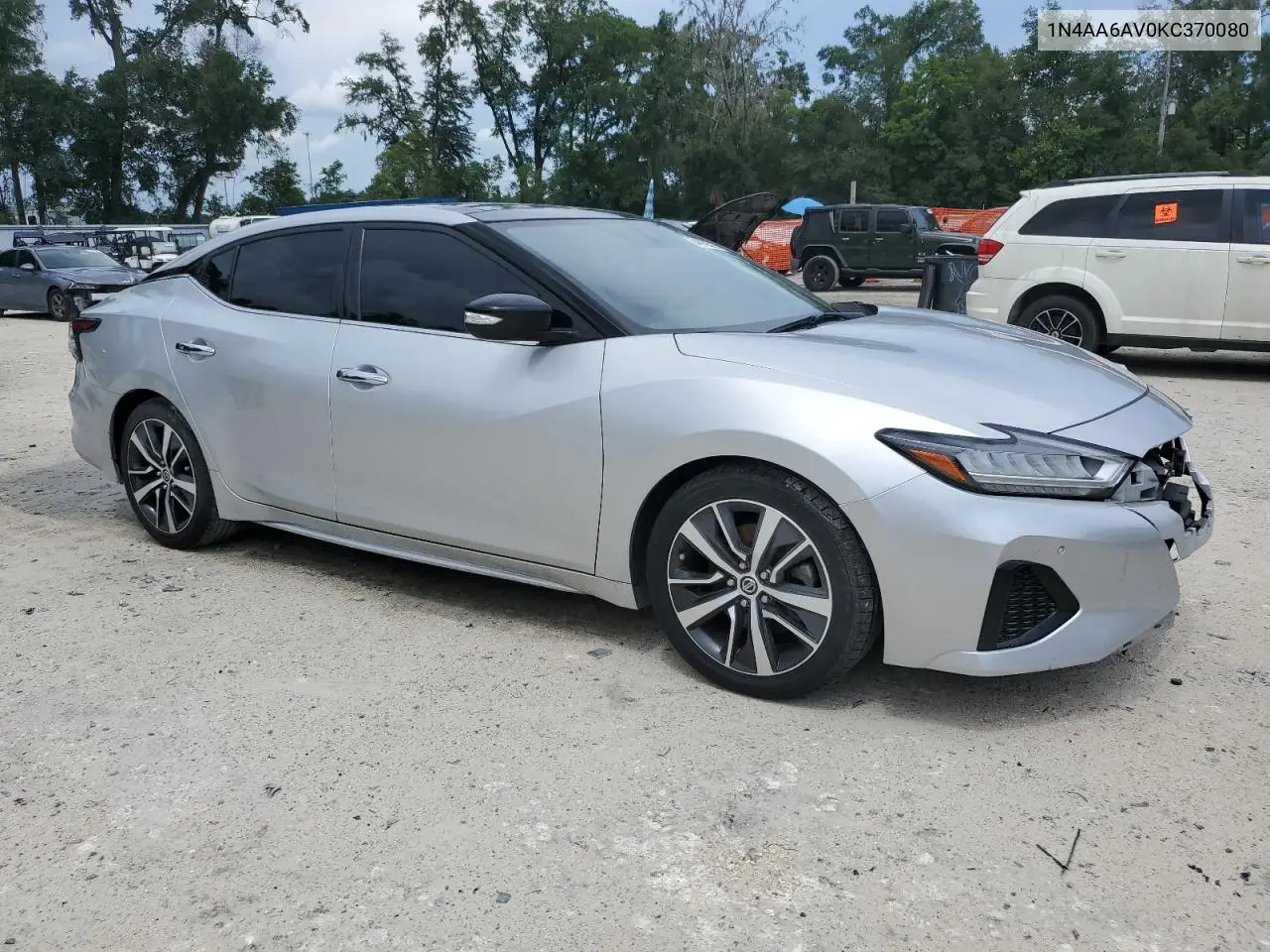 2019 Nissan Maxima S VIN: 1N4AA6AV0KC370080 Lot: 64019515