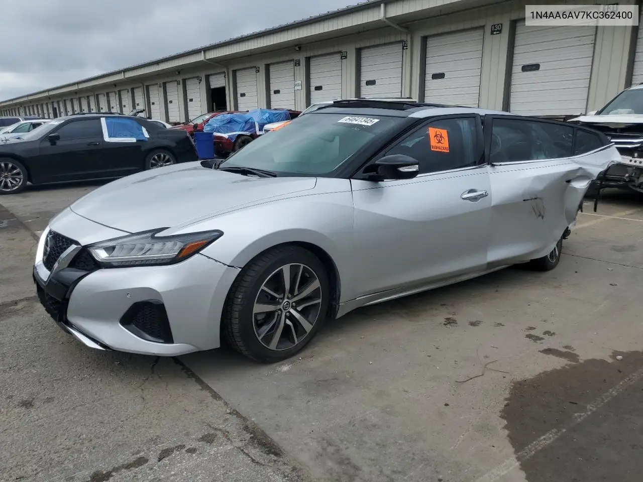 2019 Nissan Maxima S VIN: 1N4AA6AV7KC362400 Lot: 64641345