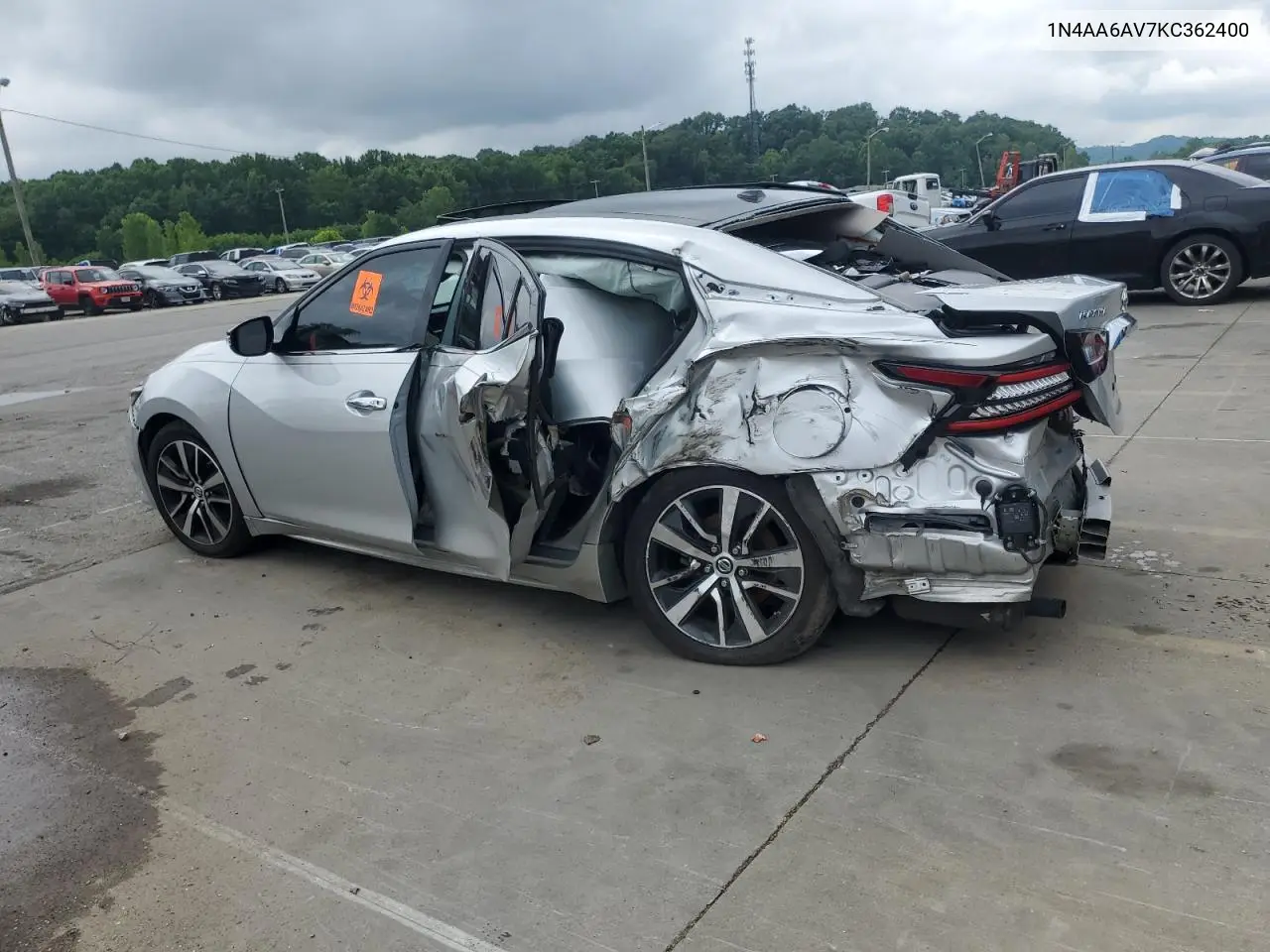 2019 Nissan Maxima S VIN: 1N4AA6AV7KC362400 Lot: 64641345