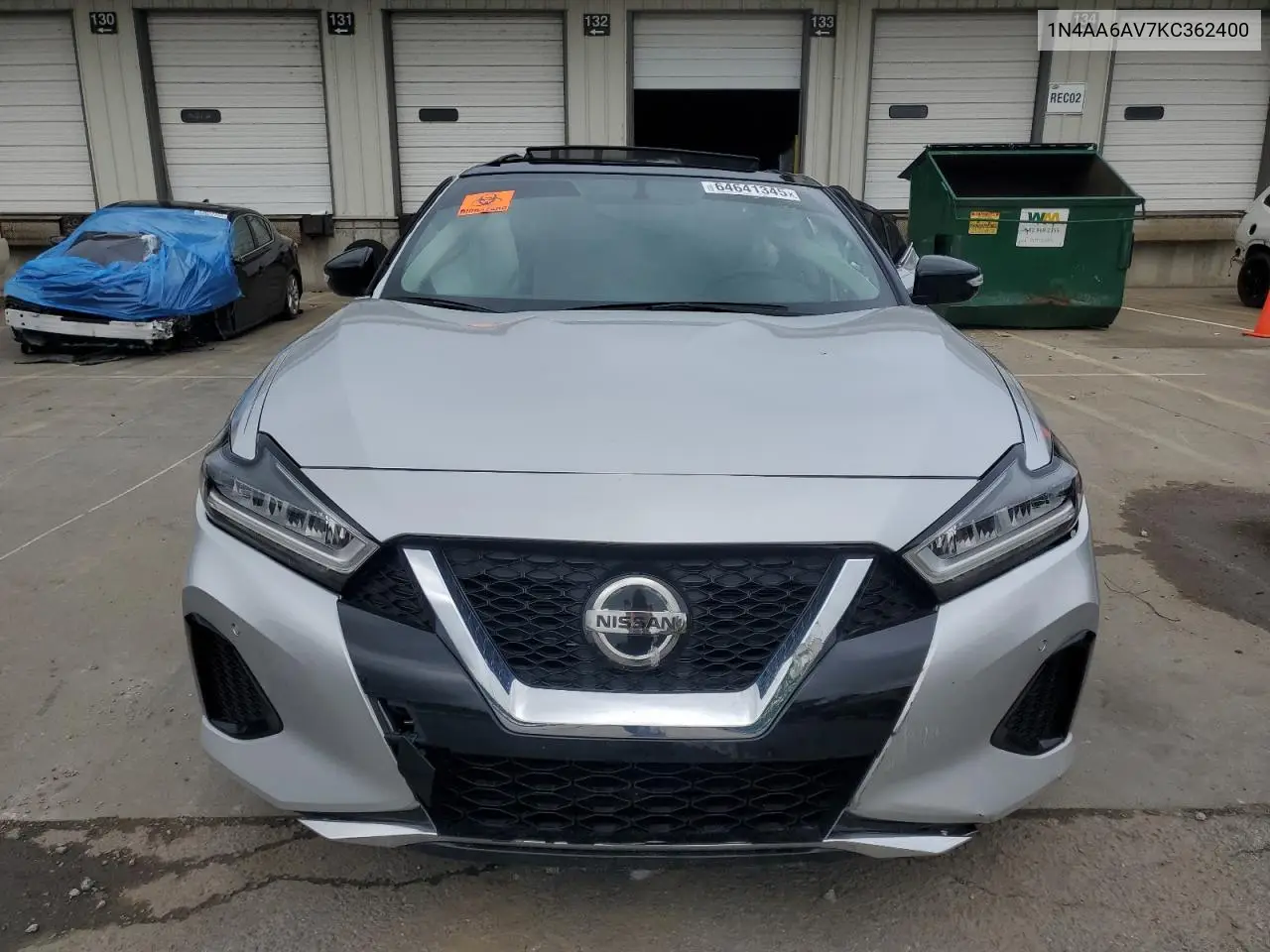 2019 Nissan Maxima S VIN: 1N4AA6AV7KC362400 Lot: 64641345