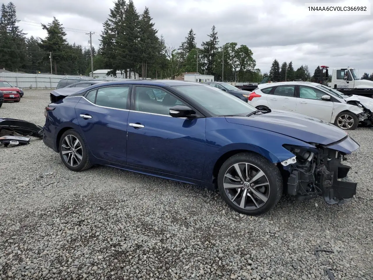 2020 Nissan Maxima Sv VIN: 1N4AA6CV0LC366982 Lot: 56272725