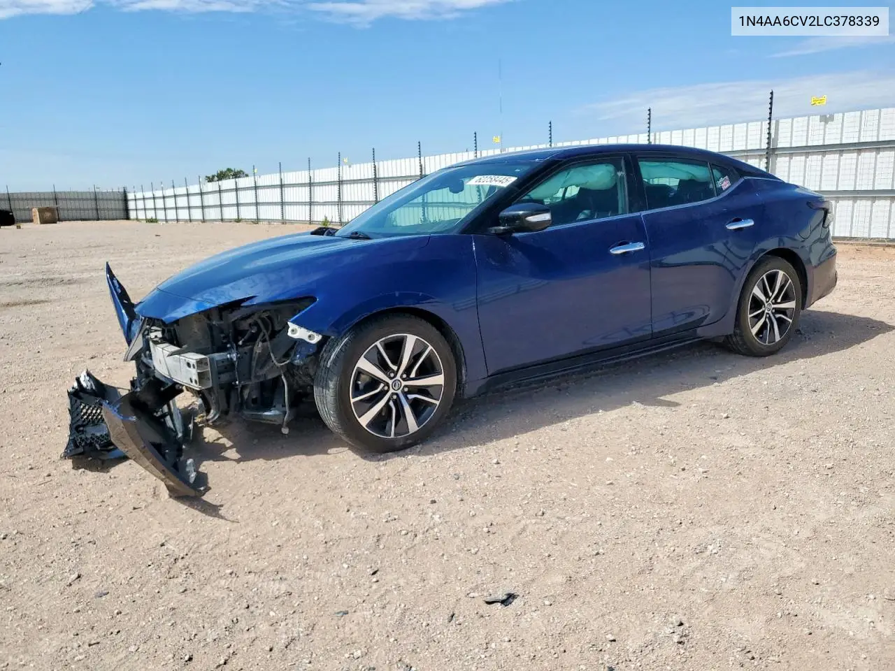 2020 Nissan Maxima Sv VIN: 1N4AA6CV2LC378339 Lot: 62258445