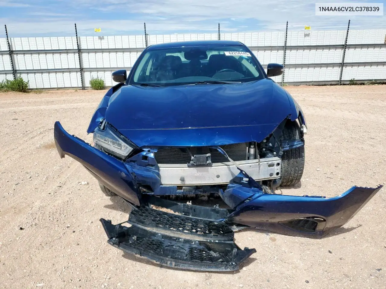 2020 Nissan Maxima Sv VIN: 1N4AA6CV2LC378339 Lot: 62258445