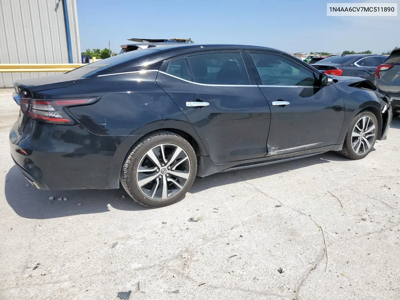 2021 Nissan Maxima Sv VIN: 1N4AA6CV7MC511890 Lot: 56579865
