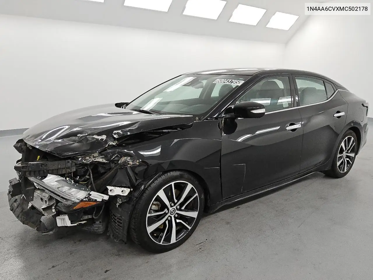 2021 Nissan Maxima Sv VIN: 1N4AA6CVXMC502178 Lot: 60043795