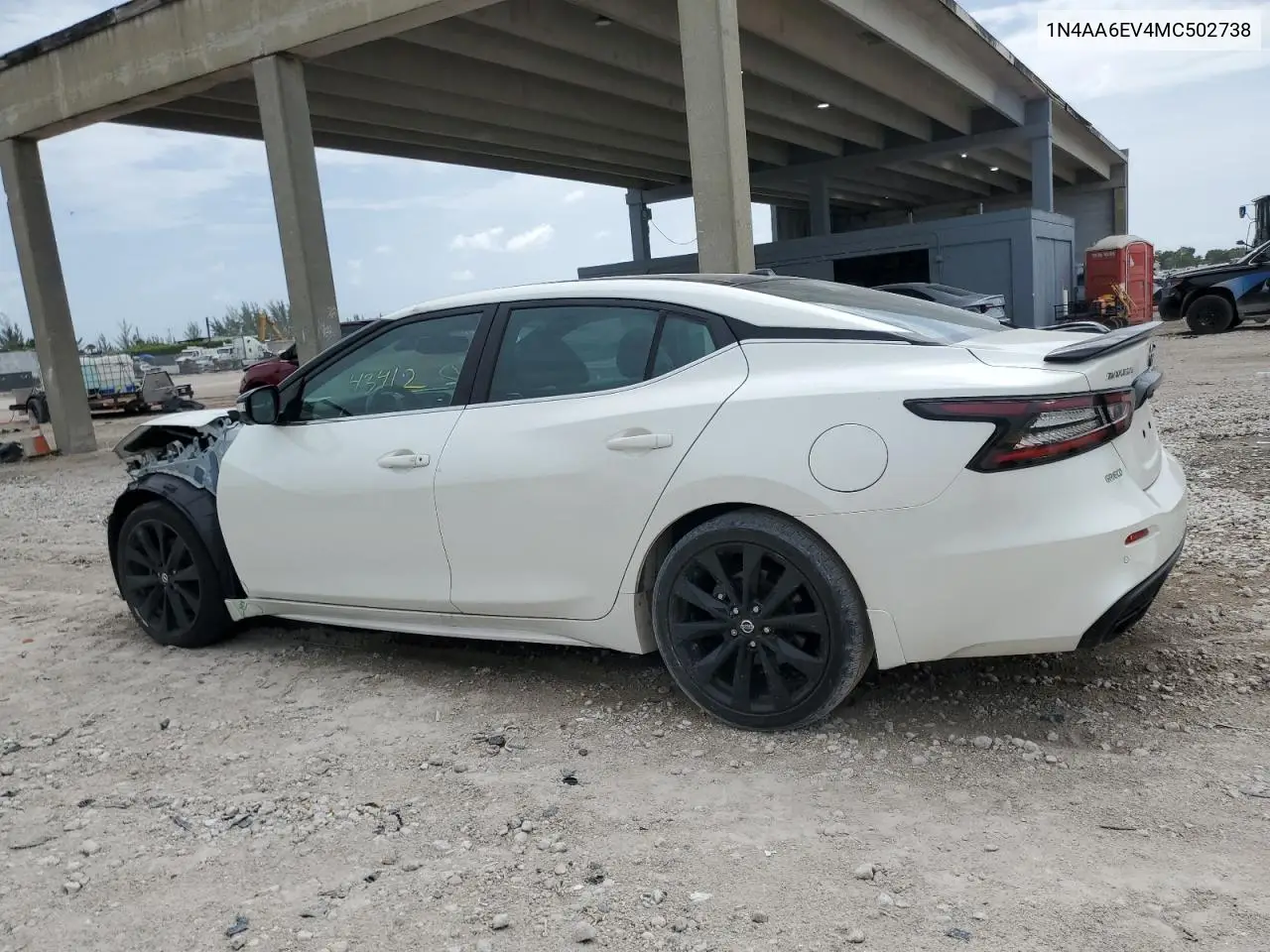 2021 Nissan Maxima Sr VIN: 1N4AA6EV4MC502738 Lot: 62702615