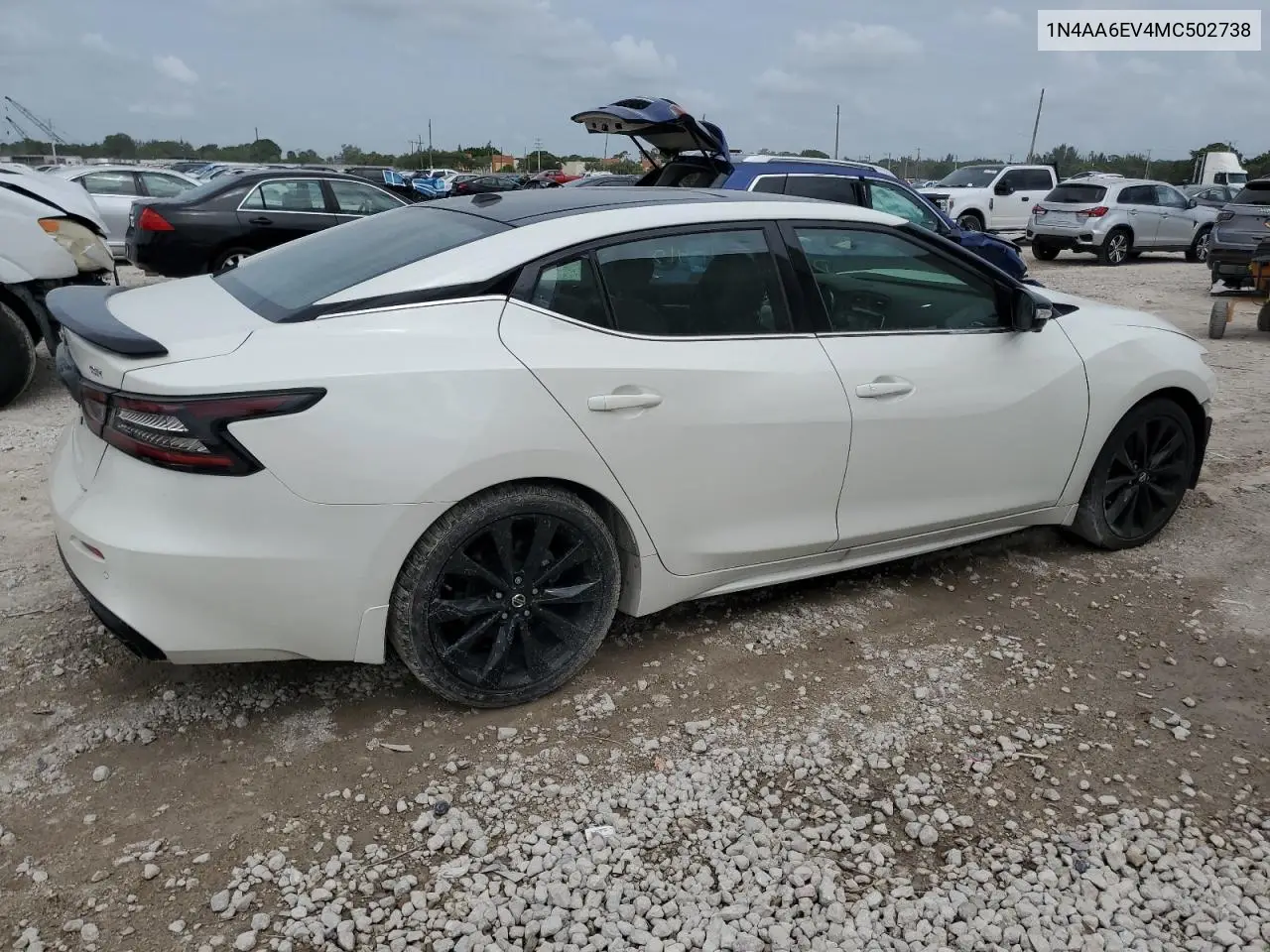 2021 Nissan Maxima Sr VIN: 1N4AA6EV4MC502738 Lot: 62702615