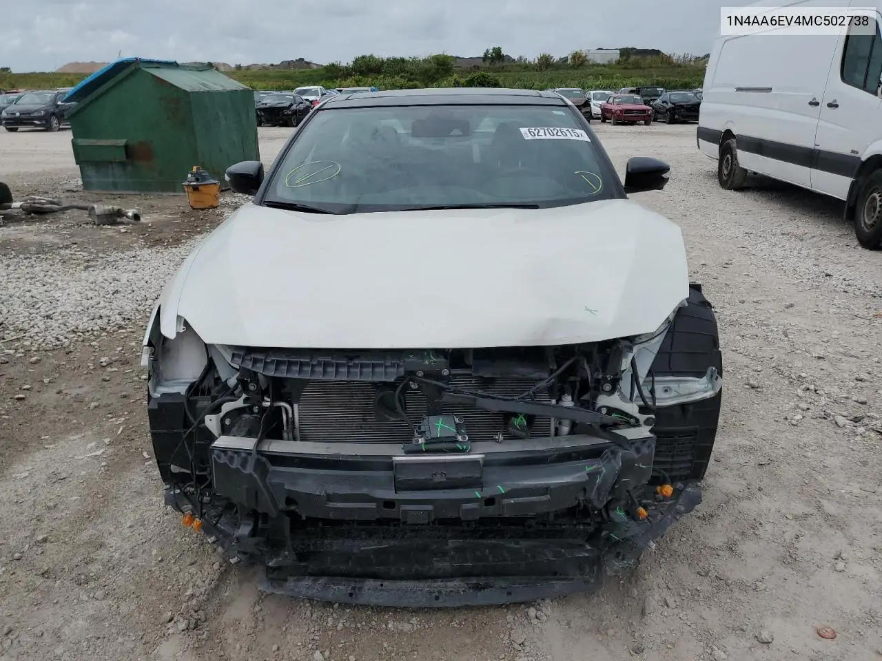 2021 Nissan Maxima Sr VIN: 1N4AA6EV4MC502738 Lot: 62702615