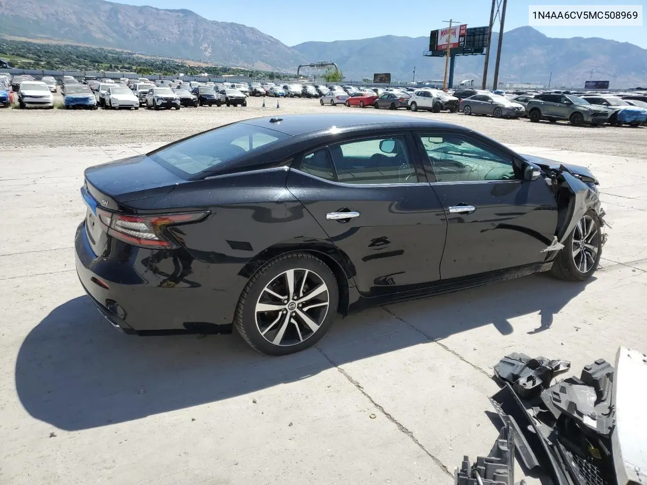 2021 Nissan Maxima Sv VIN: 1N4AA6CV5MC508969 Lot: 64577915