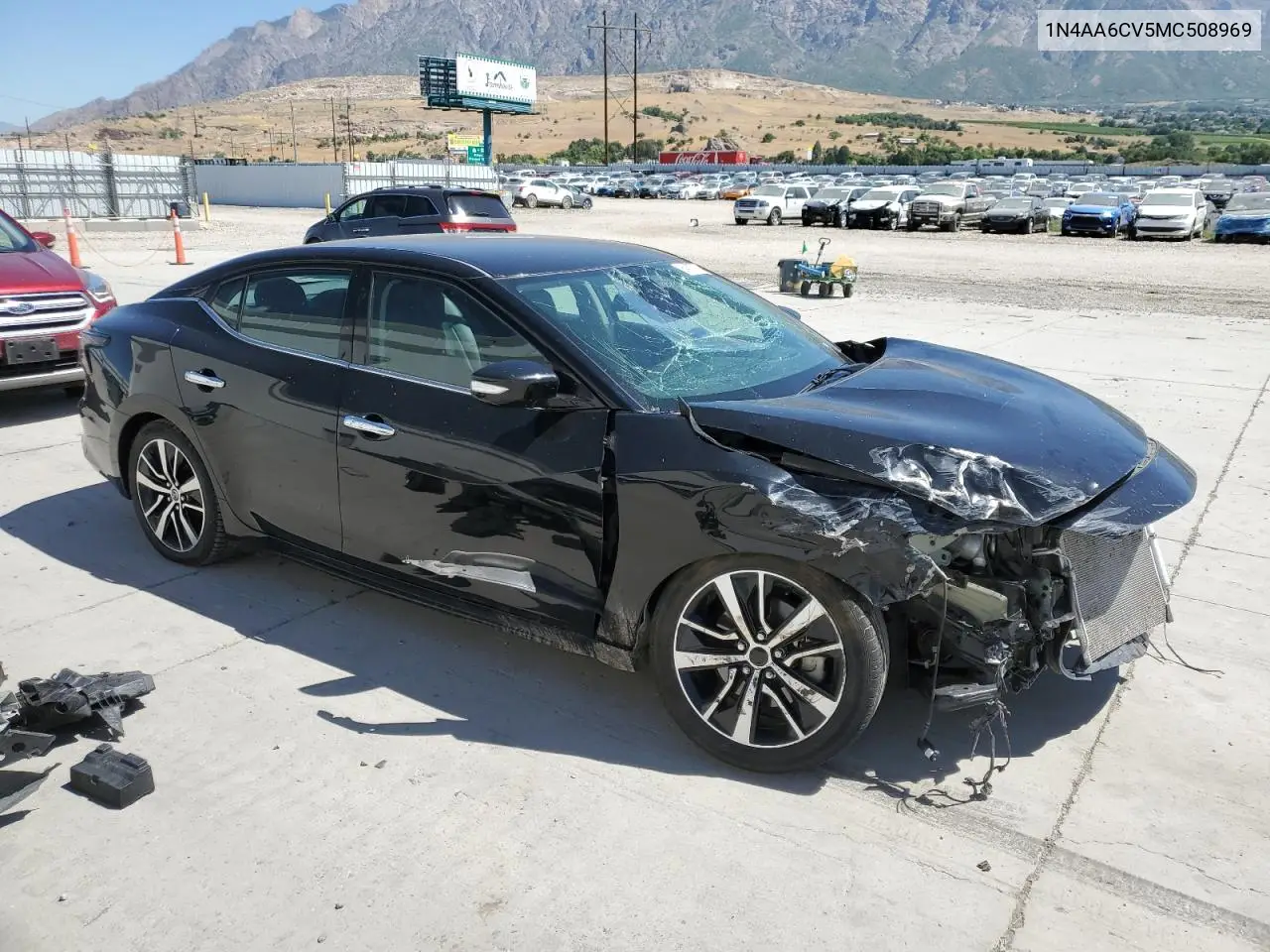2021 Nissan Maxima Sv VIN: 1N4AA6CV5MC508969 Lot: 64577915
