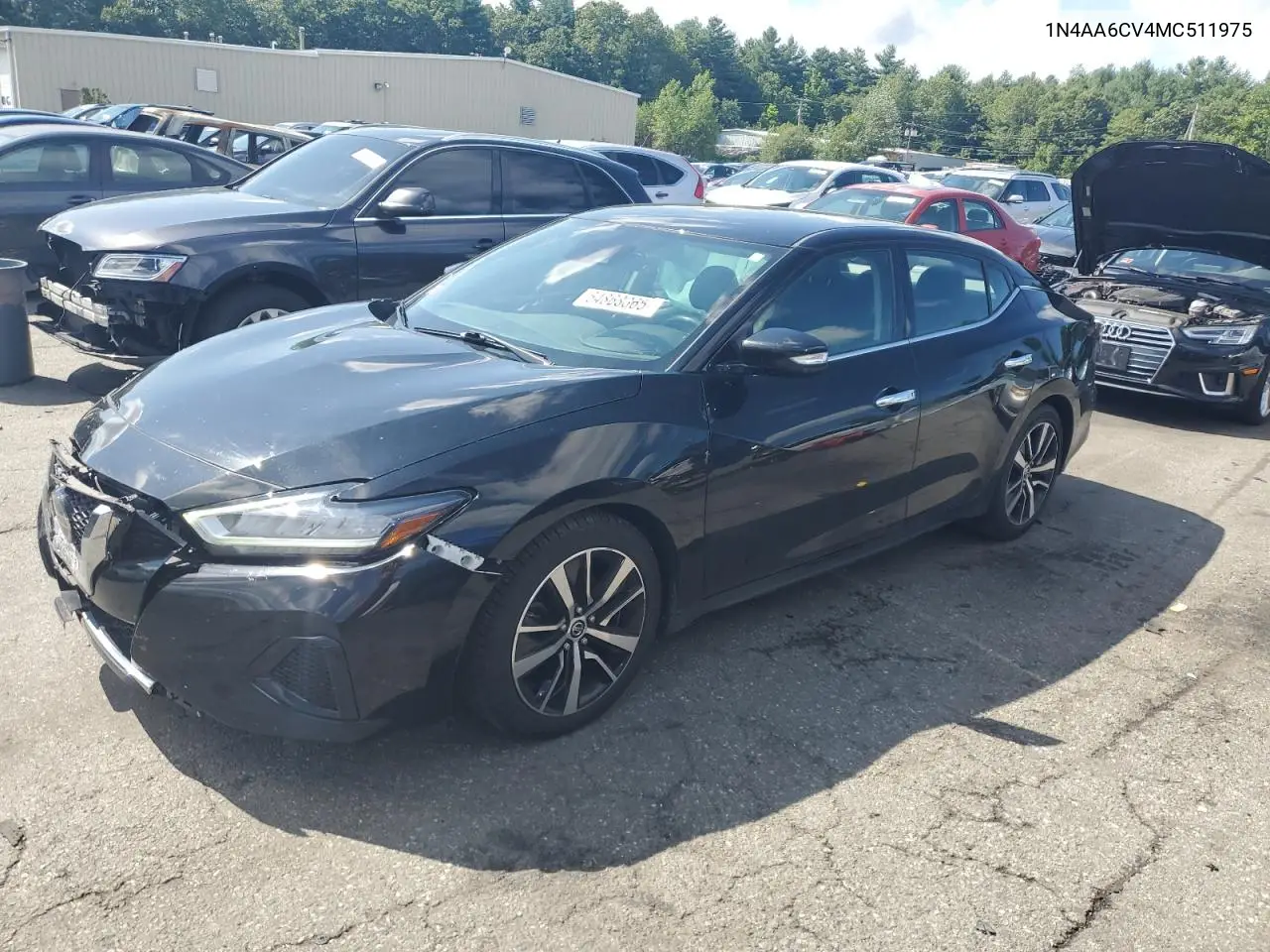 2021 Nissan Maxima Sv VIN: 1N4AA6CV4MC511975 Lot: 64868365