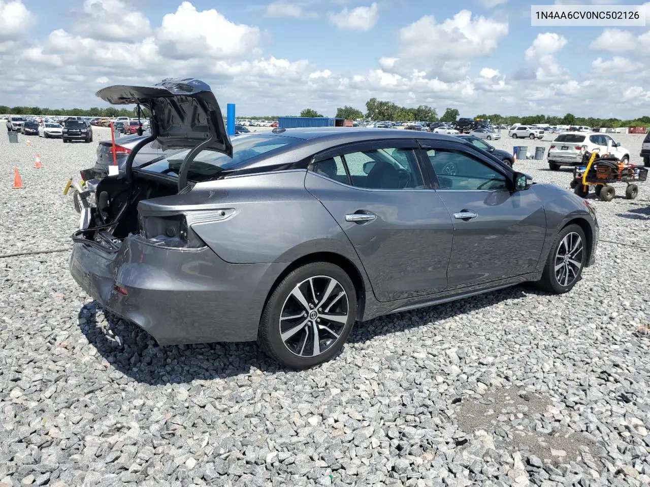 2022 Nissan Maxima Sv VIN: 1N4AA6CV0NC502126 Lot: 55903595