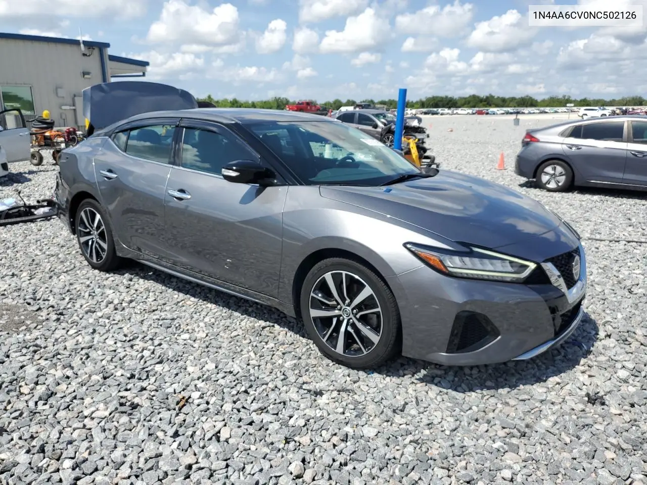 2022 Nissan Maxima Sv VIN: 1N4AA6CV0NC502126 Lot: 55903595