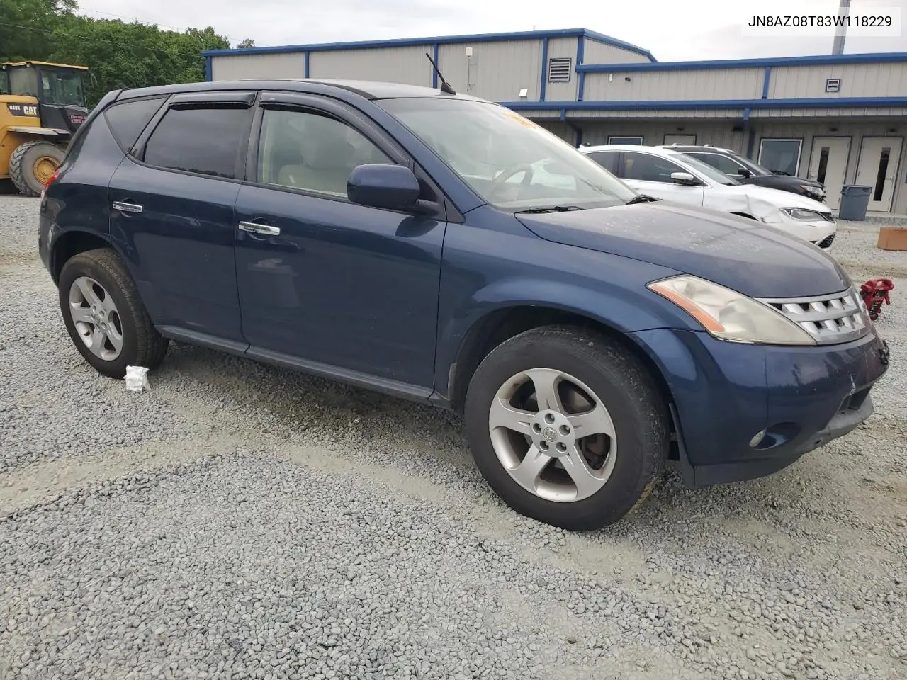 2003 Nissan Murano Sl VIN: JN8AZ08T83W118229 Lot: 54722725