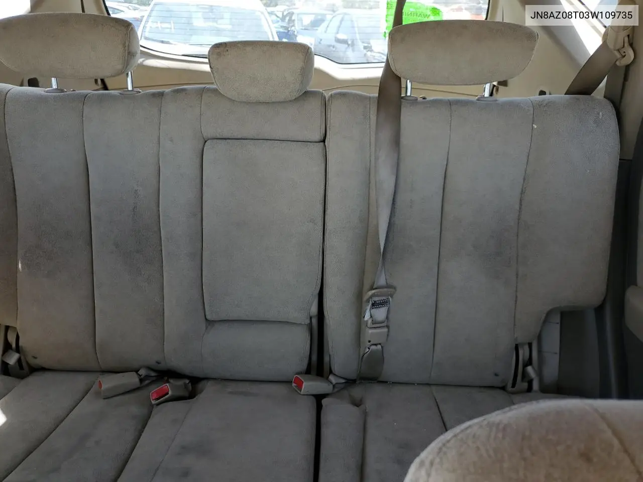 2003 Nissan Murano Sl VIN: JN8AZ08T03W109735 Lot: 59997425