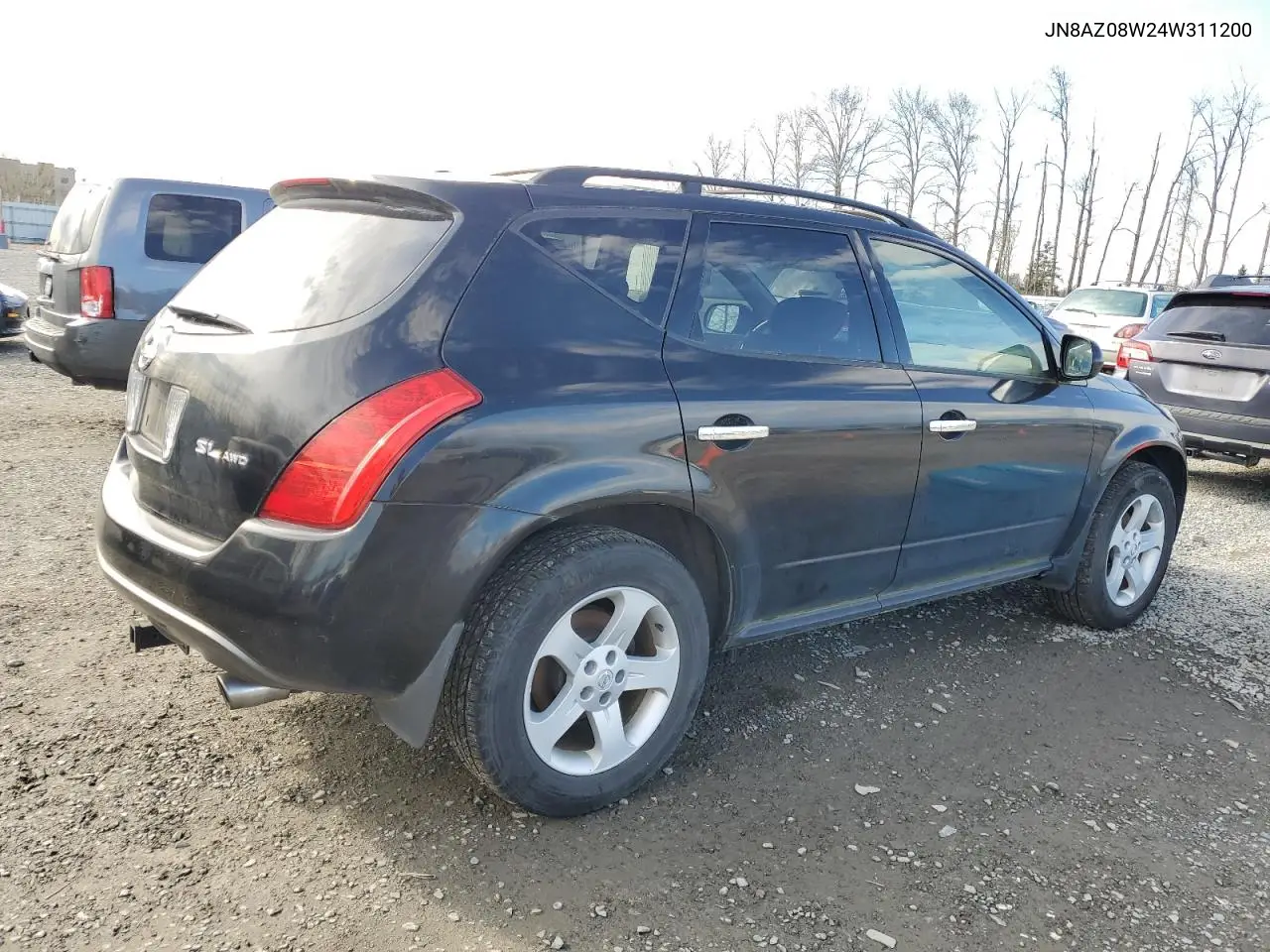 2004 Nissan Murano Sl VIN: JN8AZ08W24W311200 Lot: 50613815