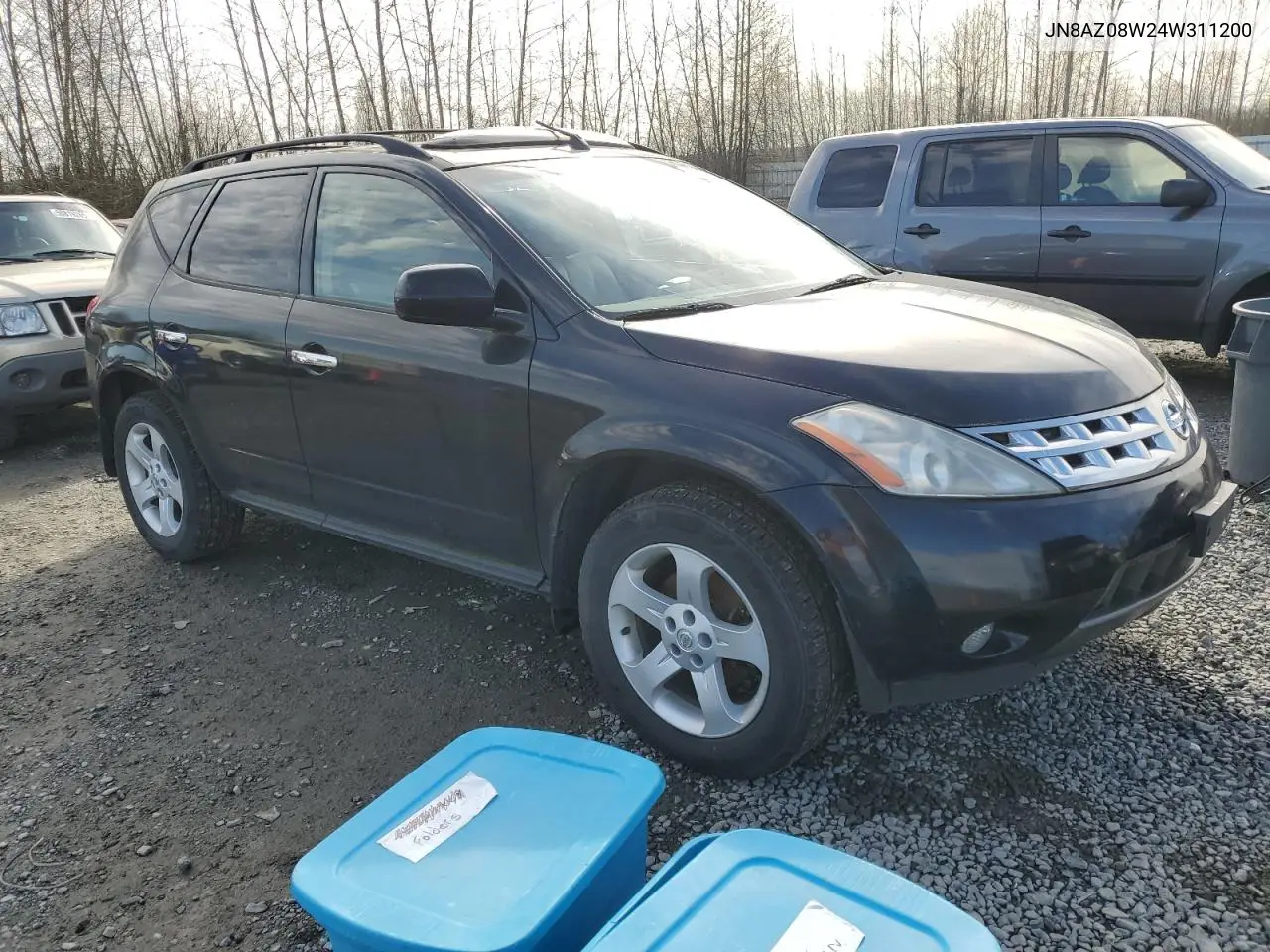 2004 Nissan Murano Sl VIN: JN8AZ08W24W311200 Lot: 50613815