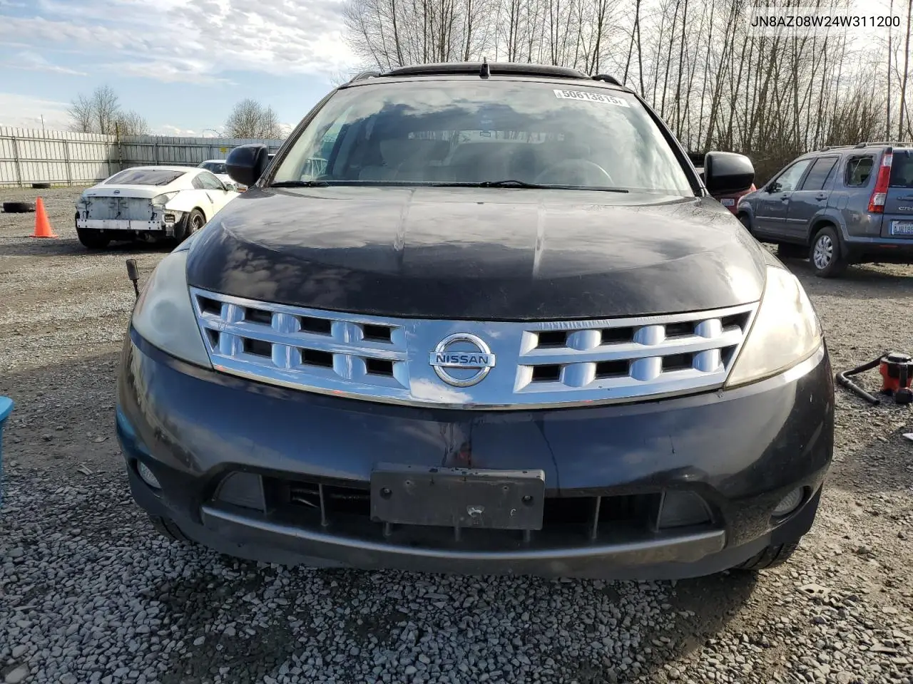 2004 Nissan Murano Sl VIN: JN8AZ08W24W311200 Lot: 50613815