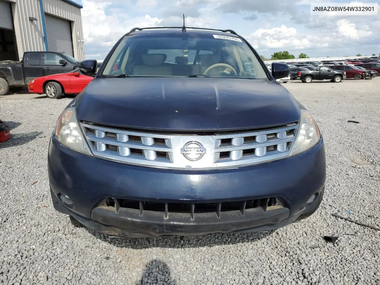 2004 Nissan Murano Sl VIN: JN8AZ08W54W332901 Lot: 55225705