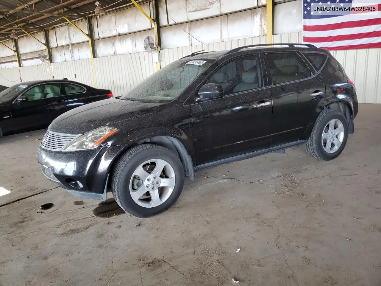 2004 Nissan Murano Sl VIN: JN8AZ08W64W328405 Lot: 55695465