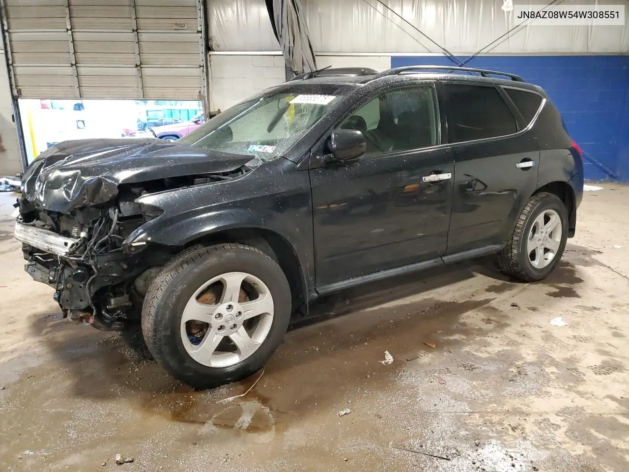 2004 Nissan Murano Sl VIN: JN8AZ08W54W308551 Lot: 56685375