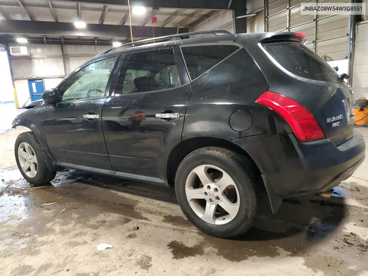 2004 Nissan Murano Sl VIN: JN8AZ08W54W308551 Lot: 56685375