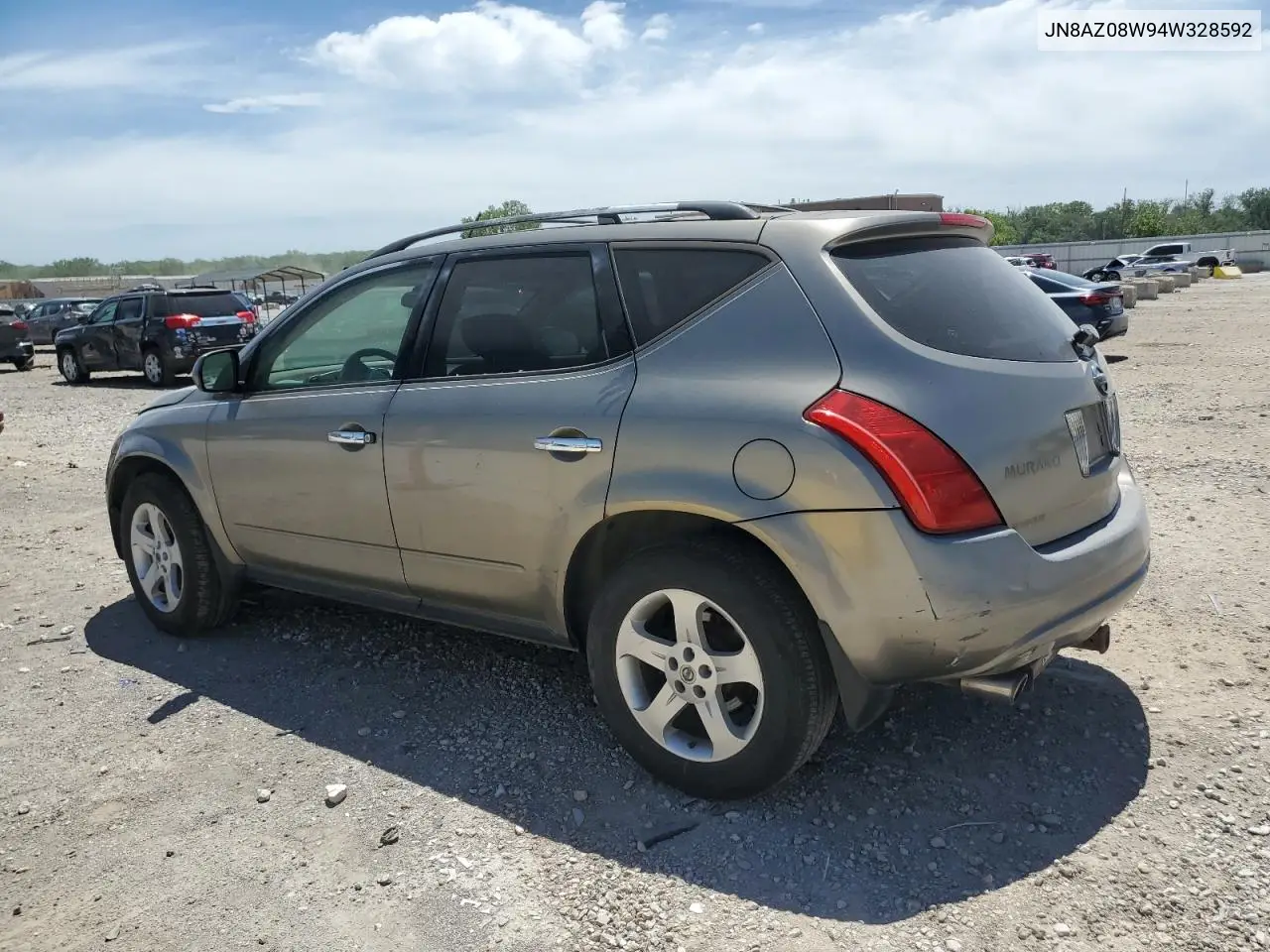 2004 Nissan Murano Sl VIN: JN8AZ08W94W328592 Lot: 56763755