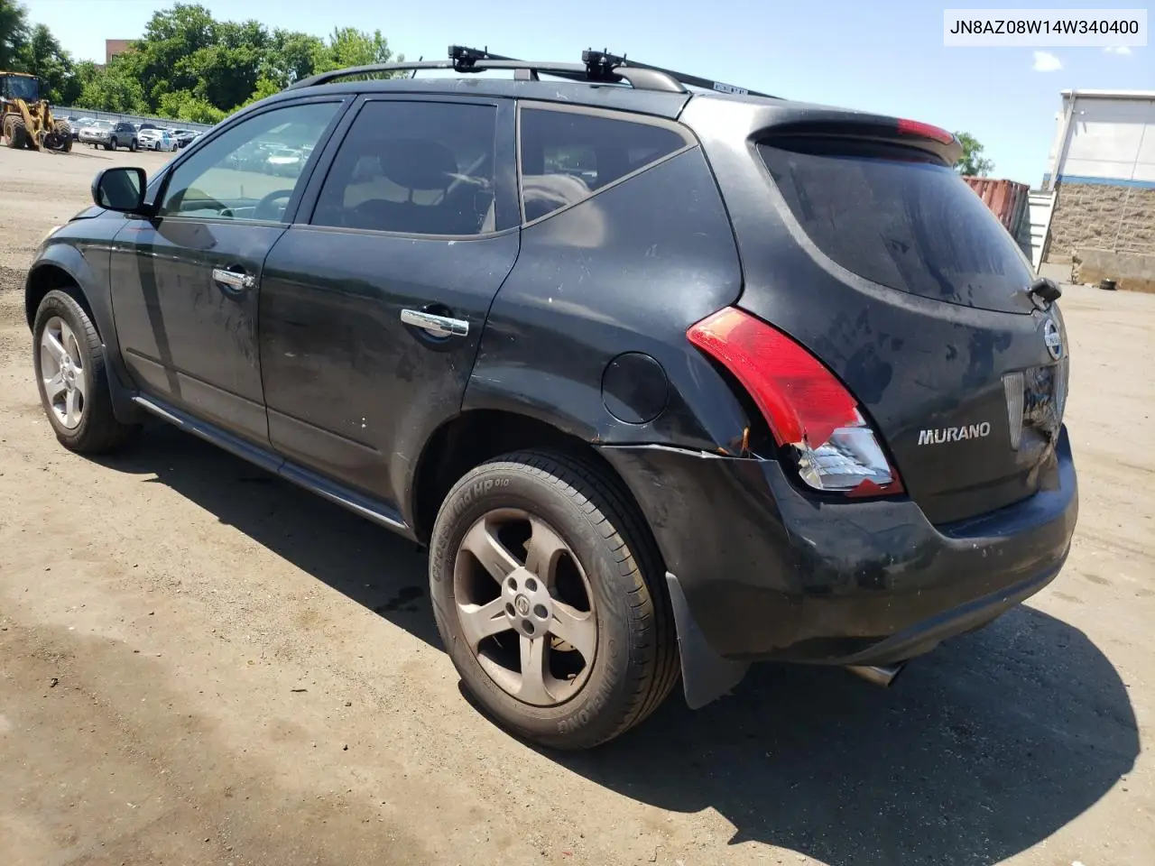 2004 Nissan Murano Sl VIN: JN8AZ08W14W340400 Lot: 61087675