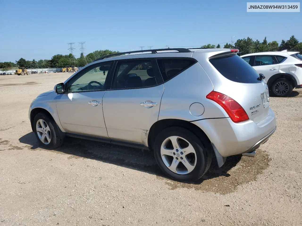 2004 Nissan Murano Sl VIN: JN8AZ08W94W313459 Lot: 61623365