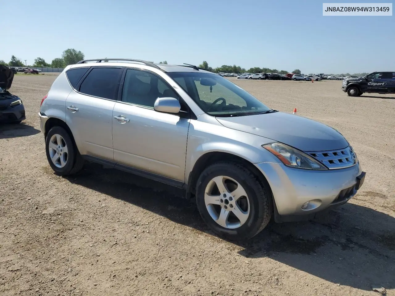 2004 Nissan Murano Sl VIN: JN8AZ08W94W313459 Lot: 61623365