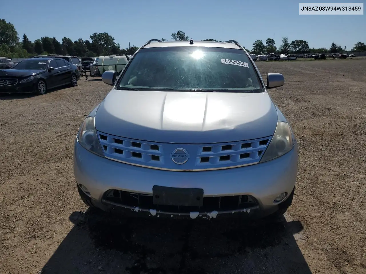 2004 Nissan Murano Sl VIN: JN8AZ08W94W313459 Lot: 61623365