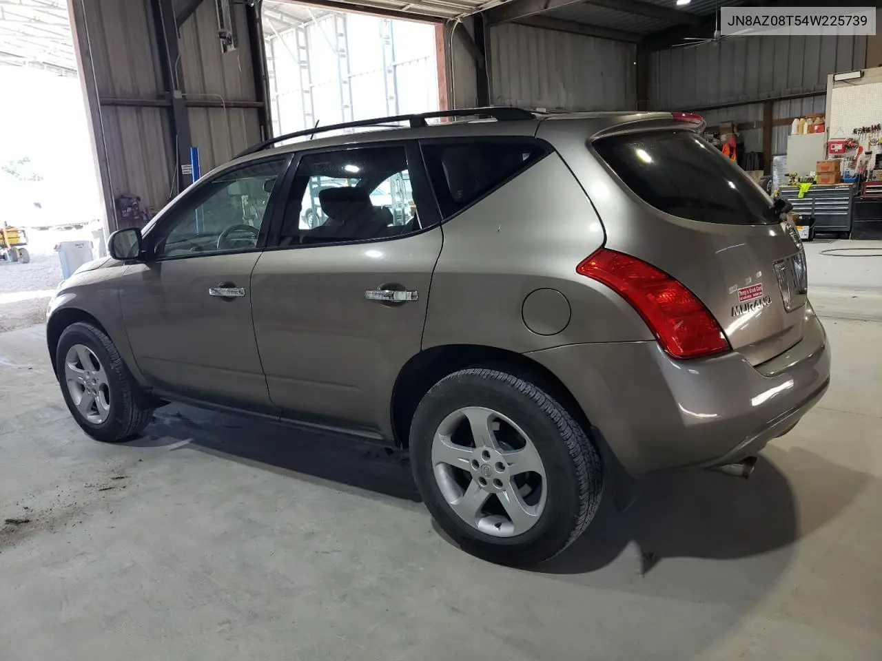 2004 Nissan Murano Sl VIN: JN8AZ08T54W225739 Lot: 62986685