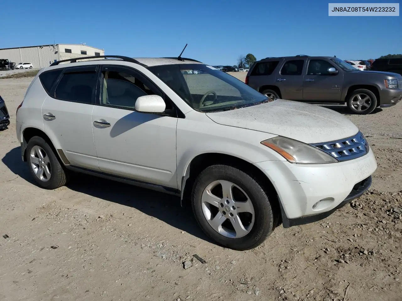 2004 Nissan Murano Sl VIN: JN8AZ08T54W223232 Lot: 78919693