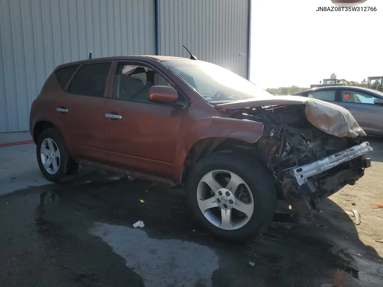 2005 Nissan Murano Sl VIN: JN8AZ08T35W312766 Lot: 55596665