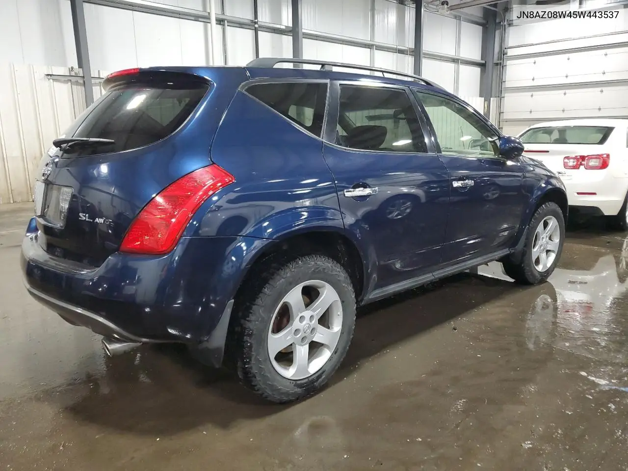 2005 Nissan Murano Sl VIN: JN8AZ08W45W443537 Lot: 56176265