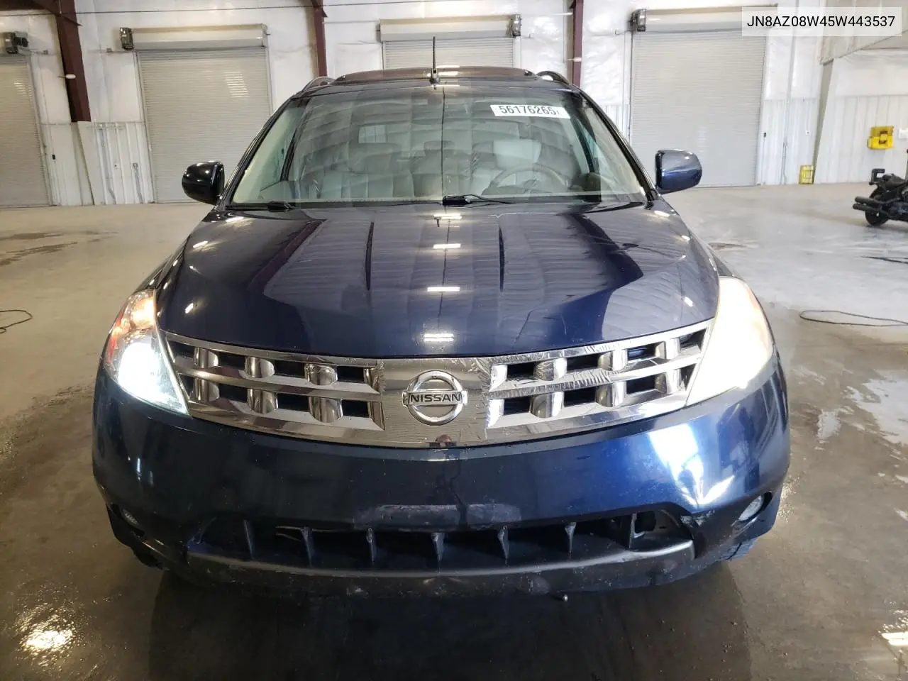 2005 Nissan Murano Sl VIN: JN8AZ08W45W443537 Lot: 56176265