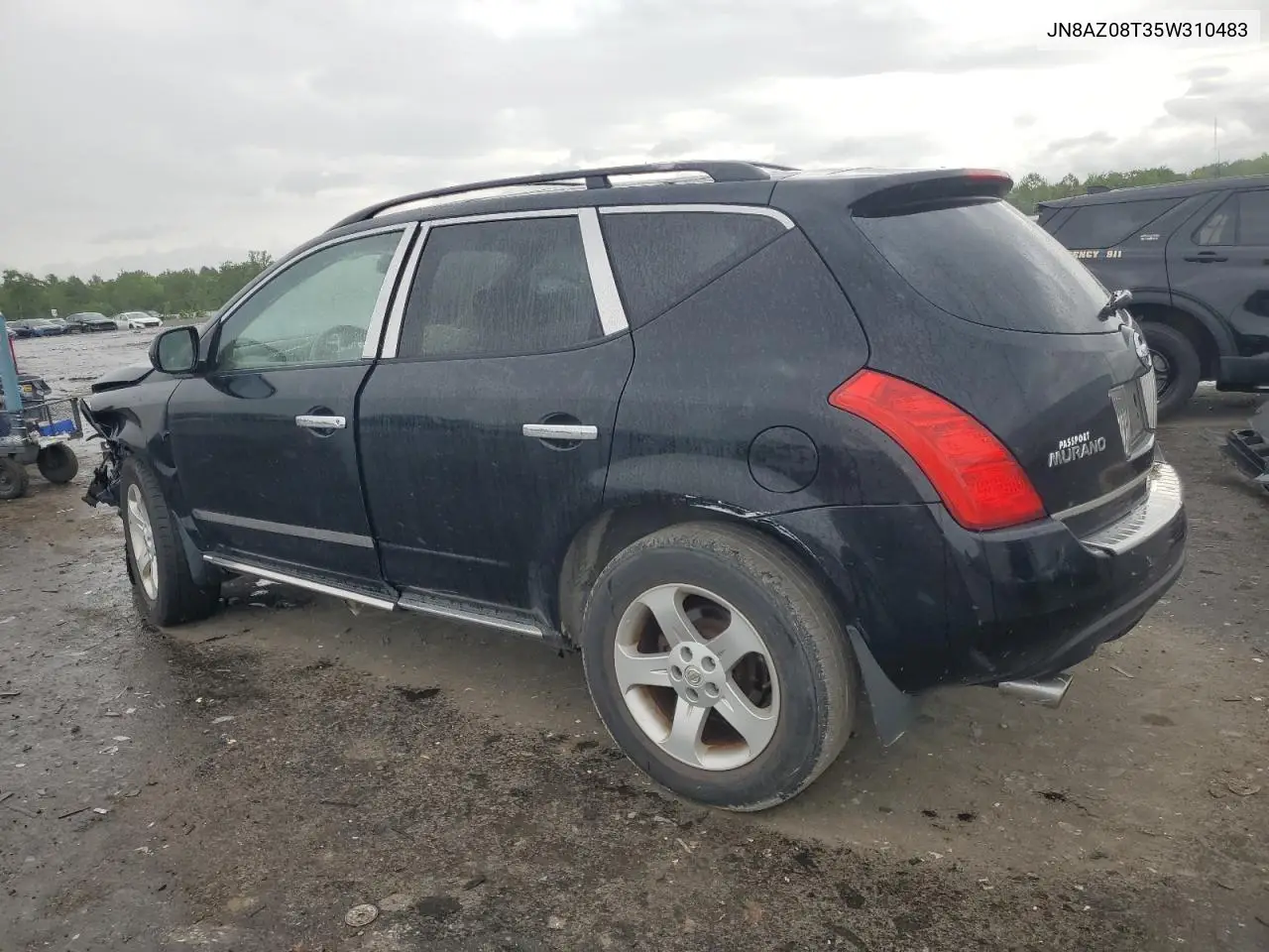 2005 Nissan Murano Sl VIN: JN8AZ08T35W310483 Lot: 56469485