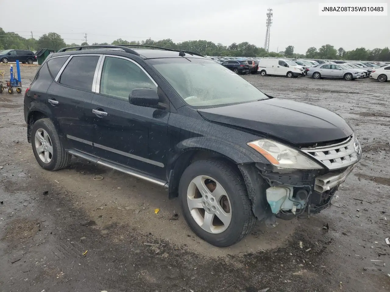 2005 Nissan Murano Sl VIN: JN8AZ08T35W310483 Lot: 56469485