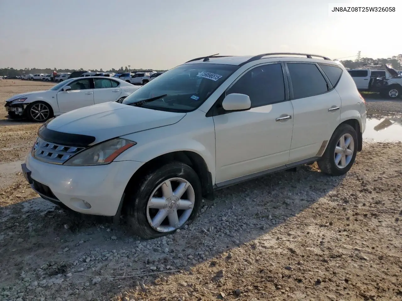 2005 Nissan Murano Sl VIN: JN8AZ08T25W326058 Lot: 59896515